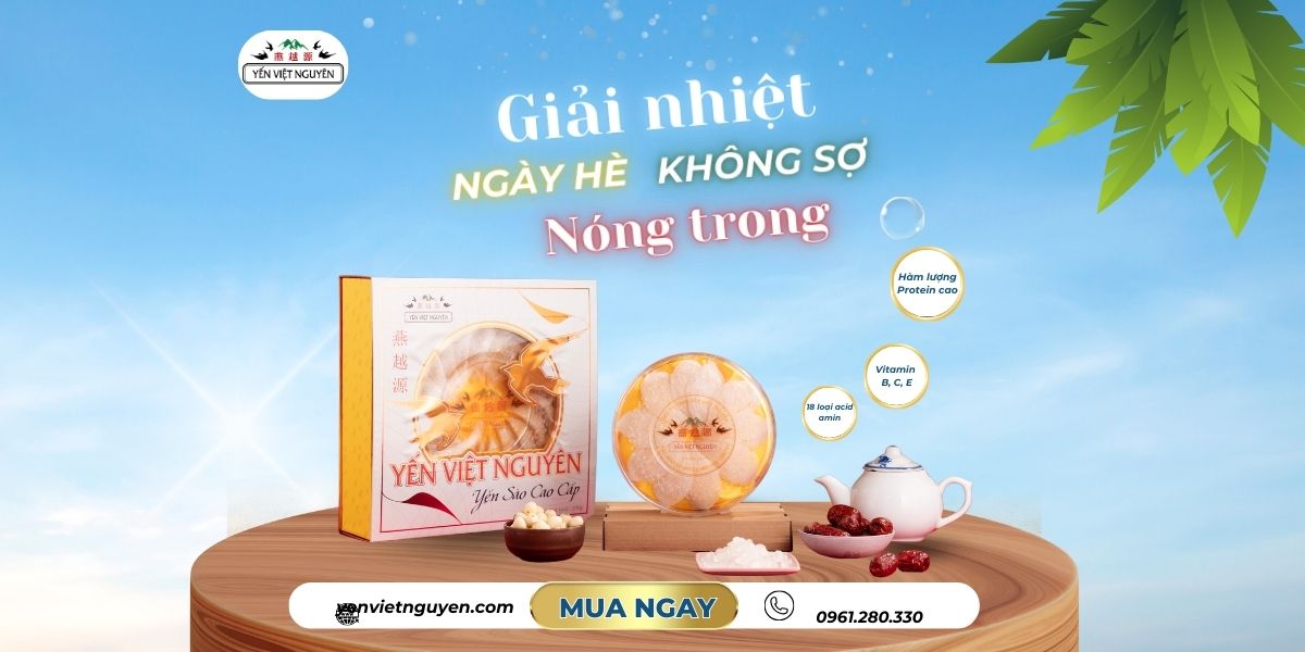 Giải nhiêt mùa hè, nâng cao sức đề kháng với Yến Việt Nguyên